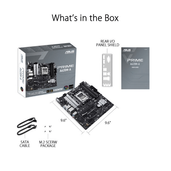 Asus Prime A620M-A Motherboard