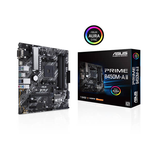 Asus Prime B450M-A II M-ATX Motherboard