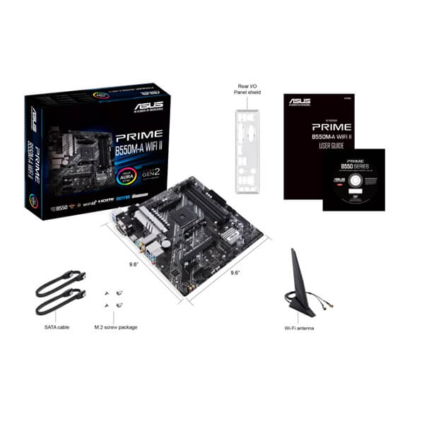 Asus Prime B550M-A WIFI II M-ATX Motherboard