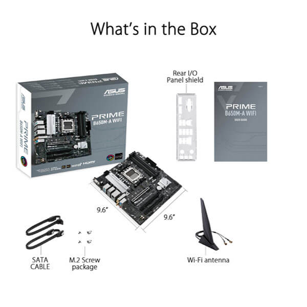 Asus Prime B650M-A WIFI M-ATX Motherboard