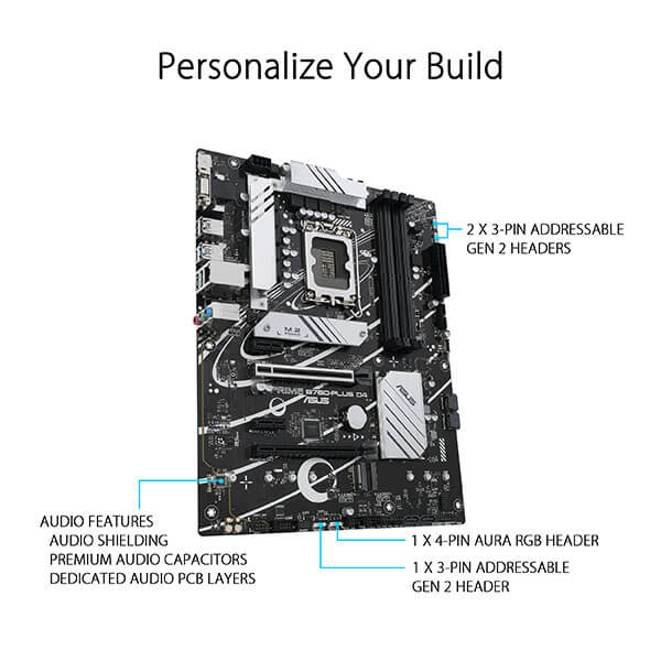 Asus Prime B760-Plus D4 Motherboard