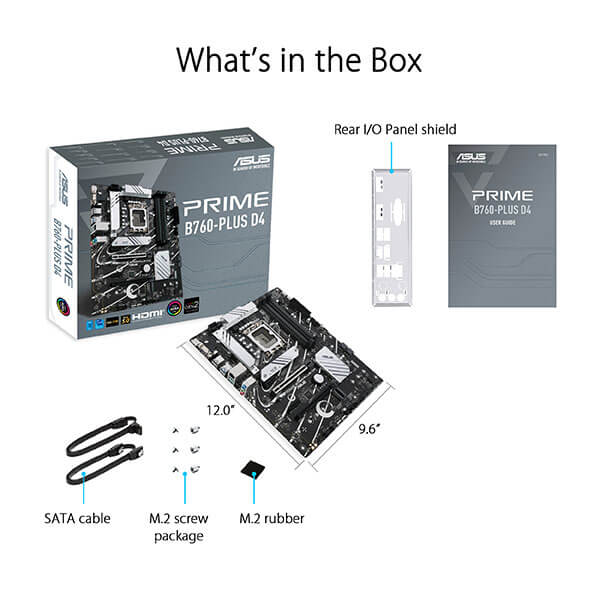 Asus Prime B760-Plus D4 Motherboard
