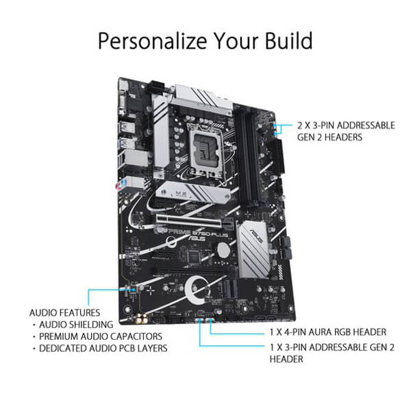 Asus Prime B760-PLUS ATX Motherboard