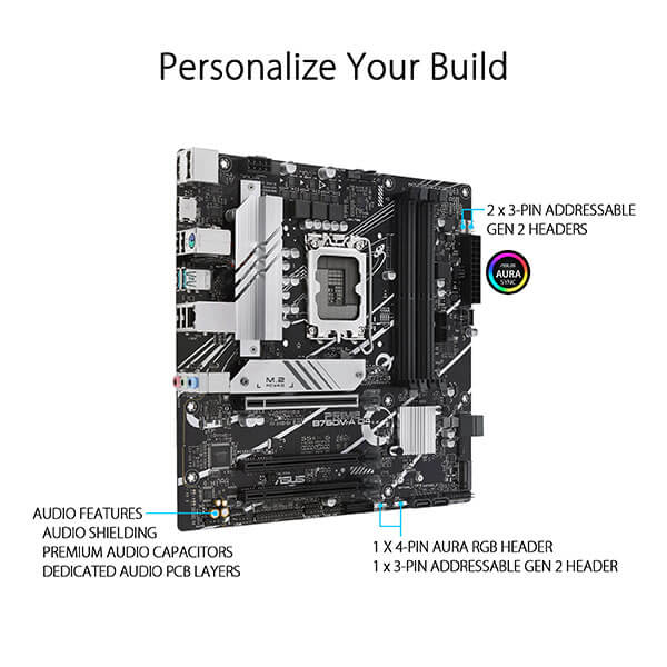 Asus Prime B760M-A D4 Motherboard