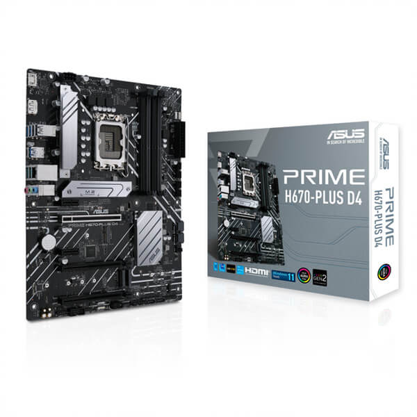 Asus Prime H670-PLUS D4 | LGA 1700 | ATX Motherboard