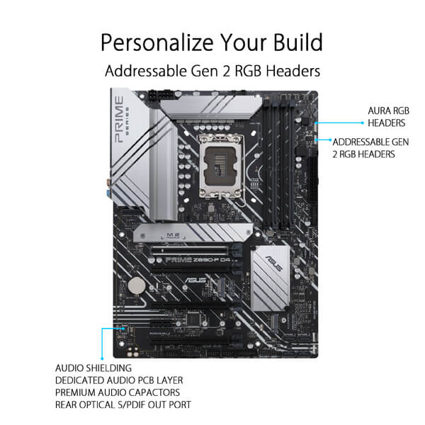 Asus Prime Z690-P D4 Motherboard