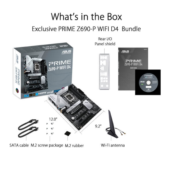 Asus Prime Z690-P WIFI D4 Motherboard
