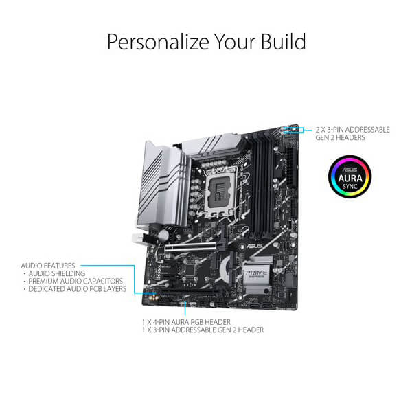 Asus Prime Z790M-Plus D4 Motherboard