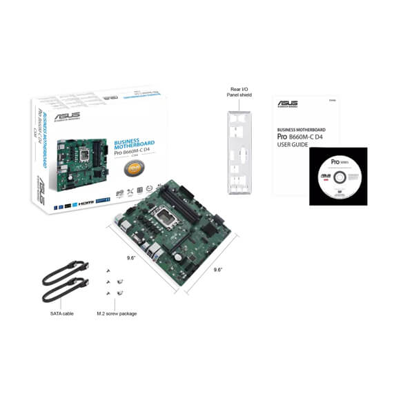 Asus Pro B660M-C D4-CSM M-ATX Motherboard