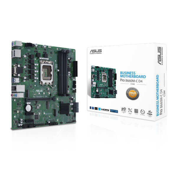 Asus Pro B660M-C D4-CSM M-ATX Motherboard