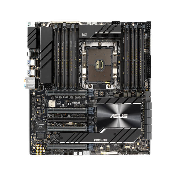 Asus Pro WS C621-64L SAGE/10G Workstation Motherboard