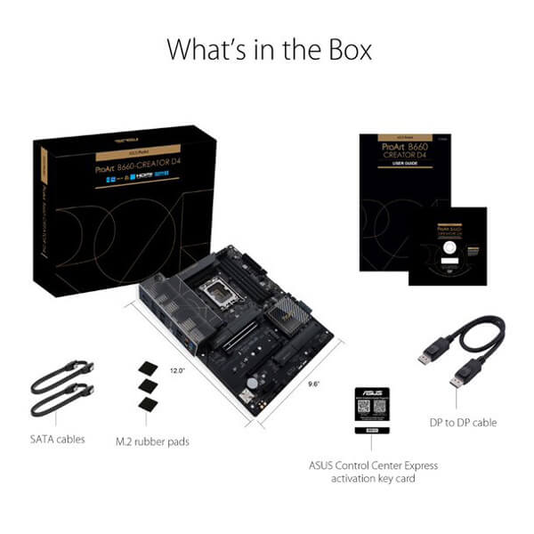 Asus ProArt B660 Creator D4 Motherboard