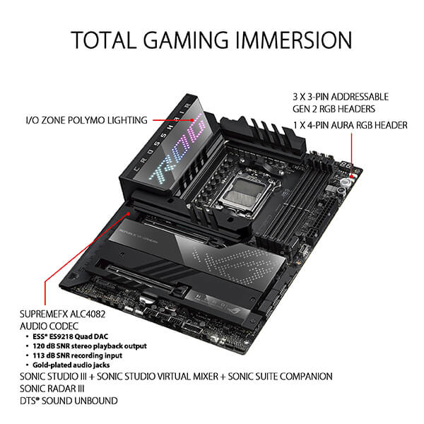 Asus ROG Crosshair X670E Hero (Wi-Fi) Motherboard