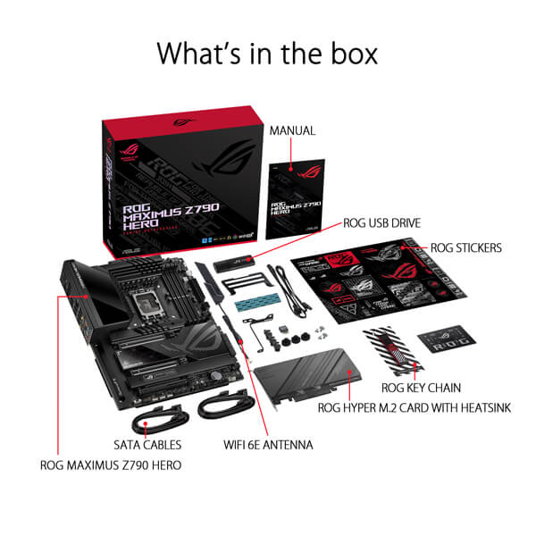 Asus ROG MAXIMUS Z790 Hero WIFI Motherboard