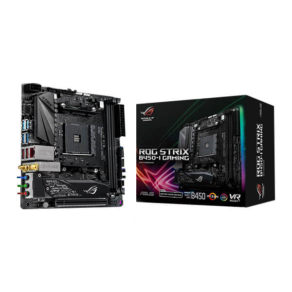CPU ASUS ROG STRIX B450 I GAMING +R5 3600 Buy ASUS ROG STRIX B450-I Gaming WiFi - Mini-ITX - Motherboard