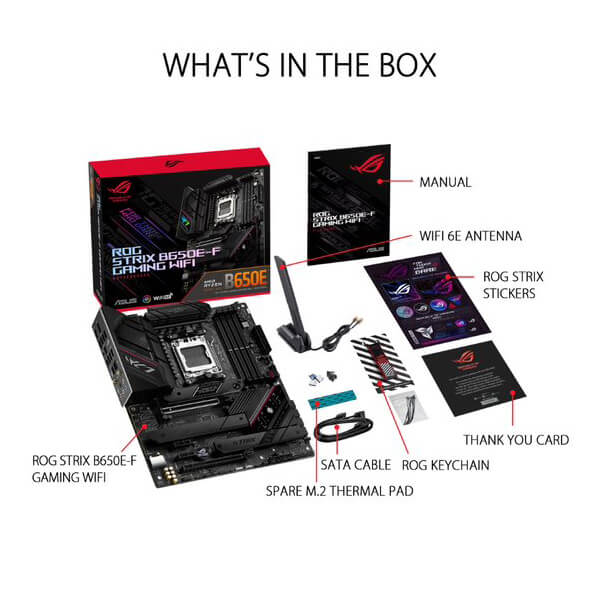 Asus ROG Strix B650E-F Gaming WIFI ATX Motherboard
