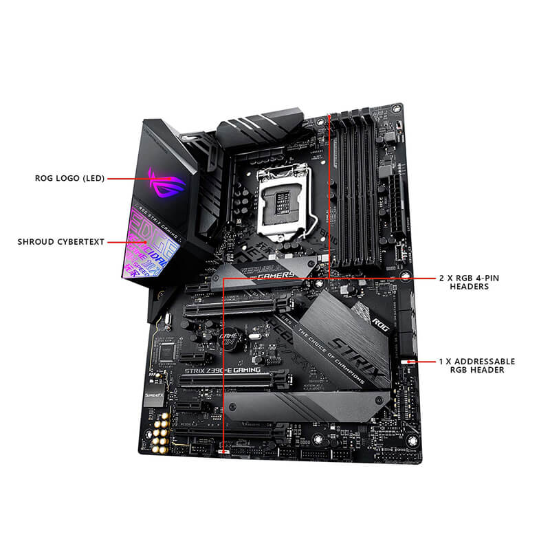 Asus ROG STRIX Z390-E GAMING Wi-Fi ATX Motherboard
