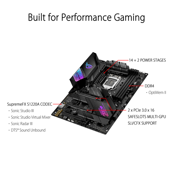ASUS ROG Strix Z490-E Gaming Wi-Fi ATX Motherboard