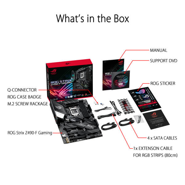 ASUS ROG Strix Z490-F Gaming ATX Motherboard