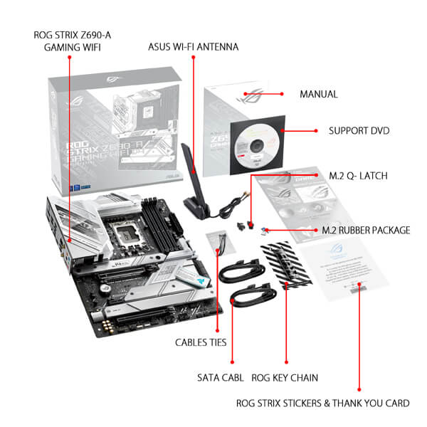 Asus ROG Strix Z690-A Gaming WIFI D4 Motherboard