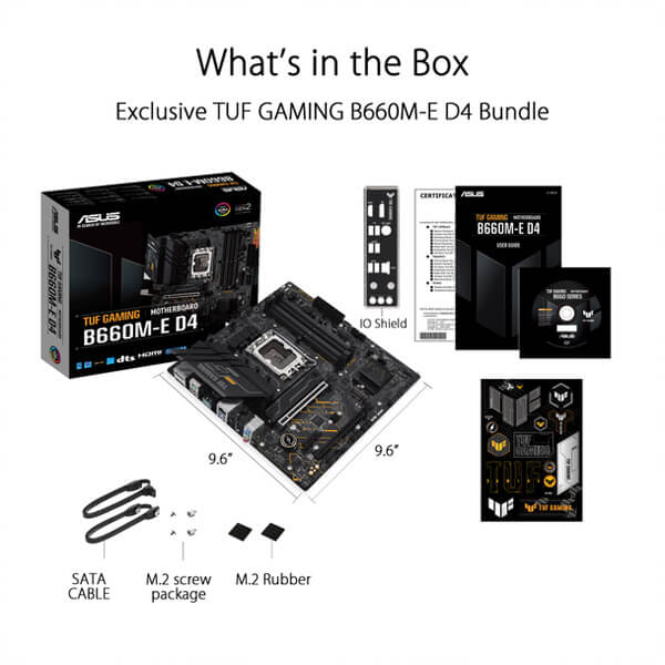 Asus TUF Gaming B660M-E D4 Motherboard