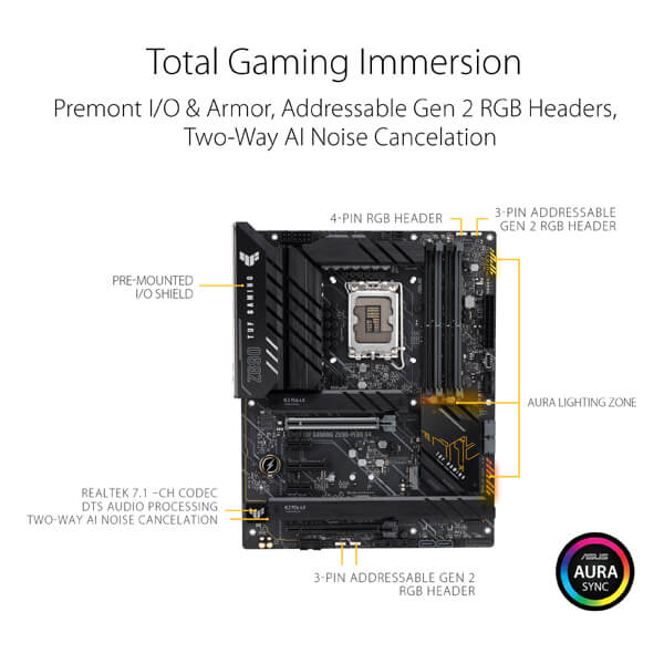 Asus TUF Gaming Z690-Plus D4 Motherboard