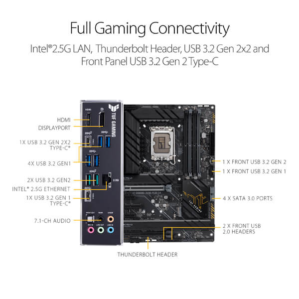 Asus TUF Gaming Z690-Plus D4 Motherboard