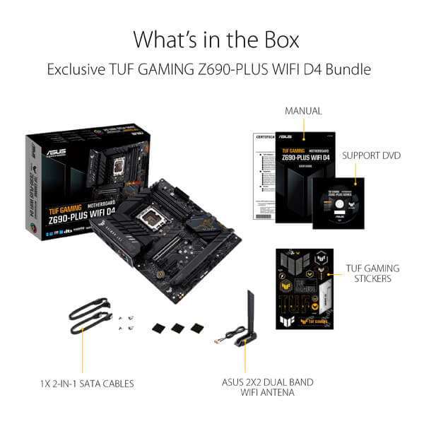 Asus TUF Gaming Z690-Plus WIFI D4 Motherboard