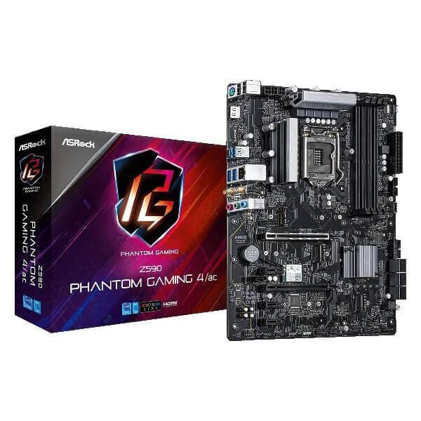 ASRock Z590 Phantom Gaming 4/ac (Wi-Fi) Motherboard