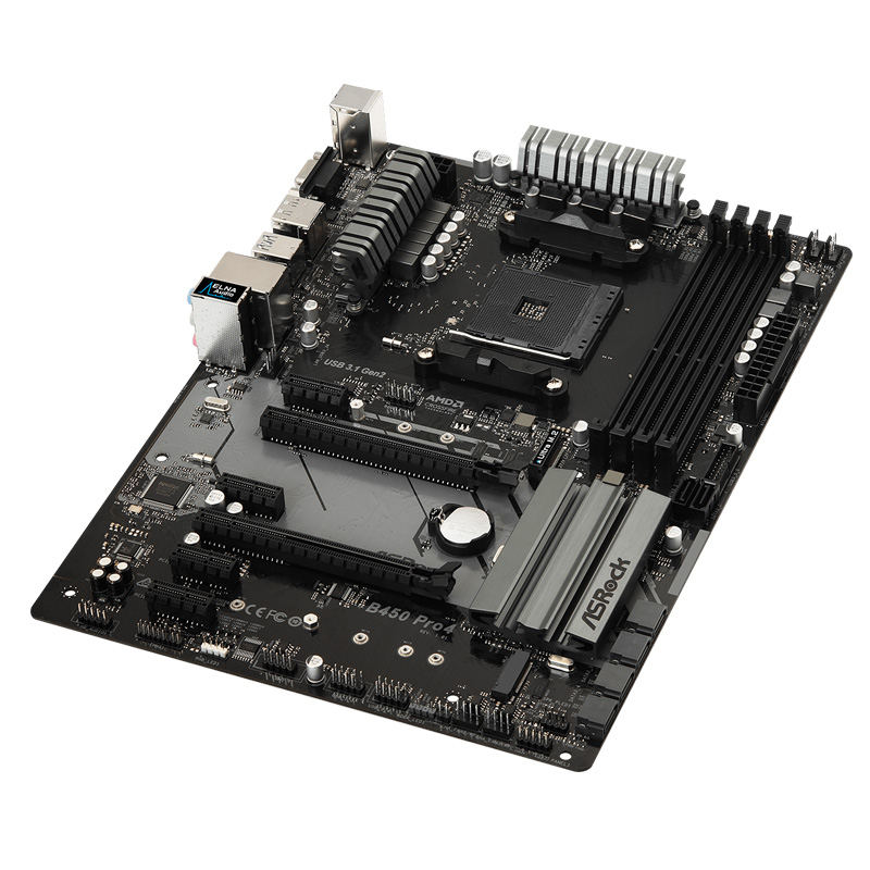 ASRock B450 Pro4 Motherboard