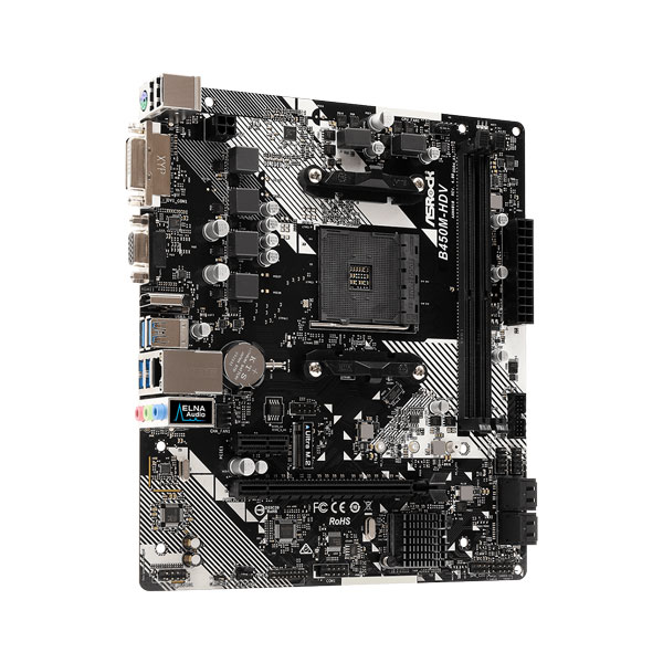 ASRock B450M-HDV R4.0 M-ATX Motherboard