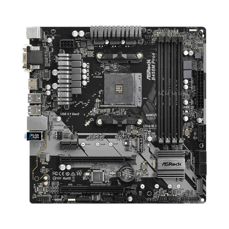 ASRock B450M Pro4 Motherboard