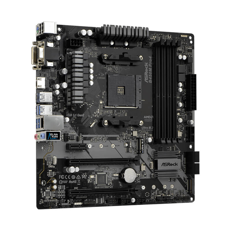 ASRock B450M Pro4 Motherboard