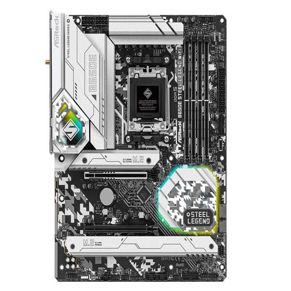 Buy ASRock B650E Steel Legend WIFI | ATX Motherboard | Mdcomputers.in