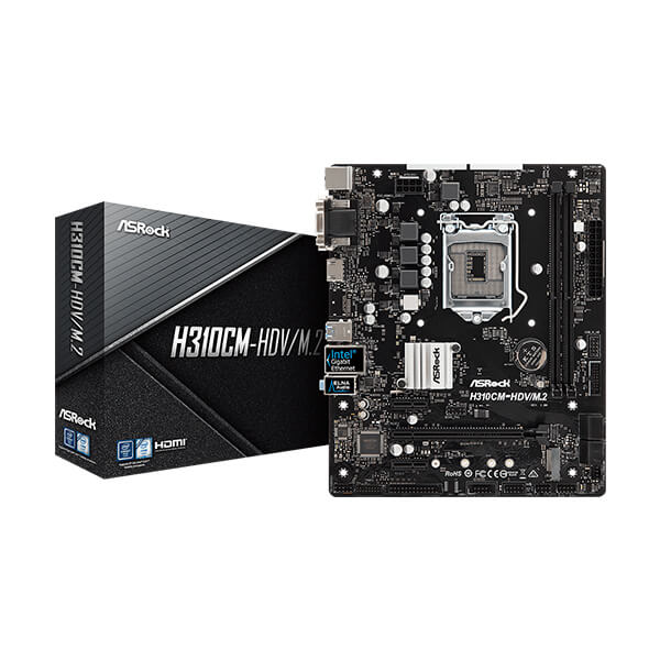 ASRock H310CM-HDV/M.2 Motherboard