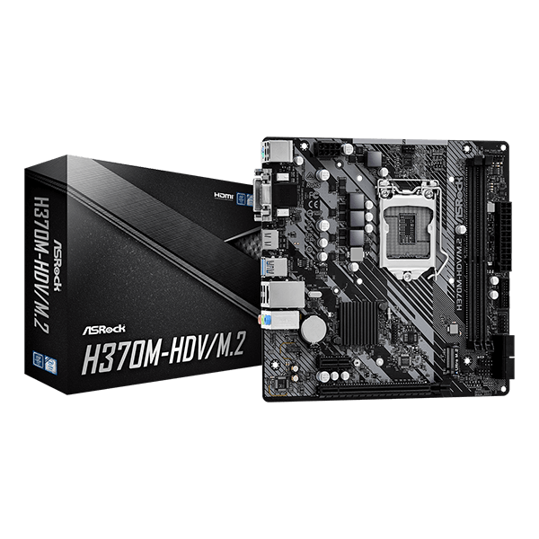 ASRock H370M-HDV/M.2 DDR4 M-ATX Motherboard