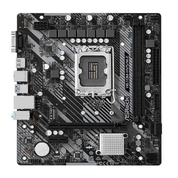 ASRock H610M-HVS/M.2 R2.0 DDR4 M-ATX Motherboard