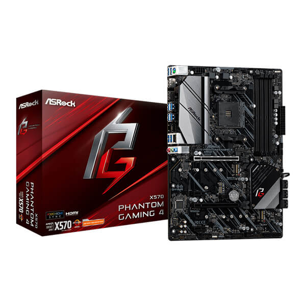 ASRock X570 Phantom Gaming 4 DDR4 ATX Motherboard