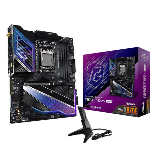 ASRock Phantom Gaming X870E Nova WIFI ATX Motherboard