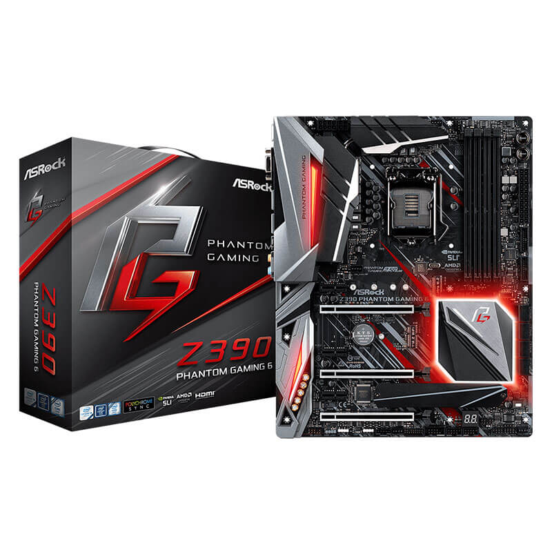 CPU Intel i9-9900K + Z390 phantom gaming 6 ASRock Z390 Phantom Gaming 6 | LGA 1151 | ATX Motherboard