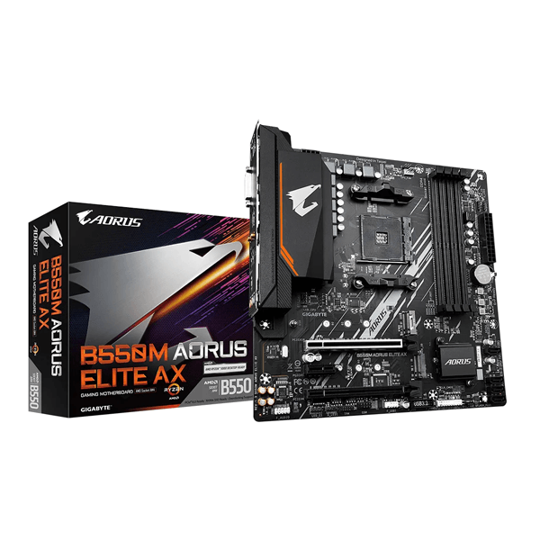 Gigabyte B550M Aorus Elite AX WiFi M-ATX Motherboard