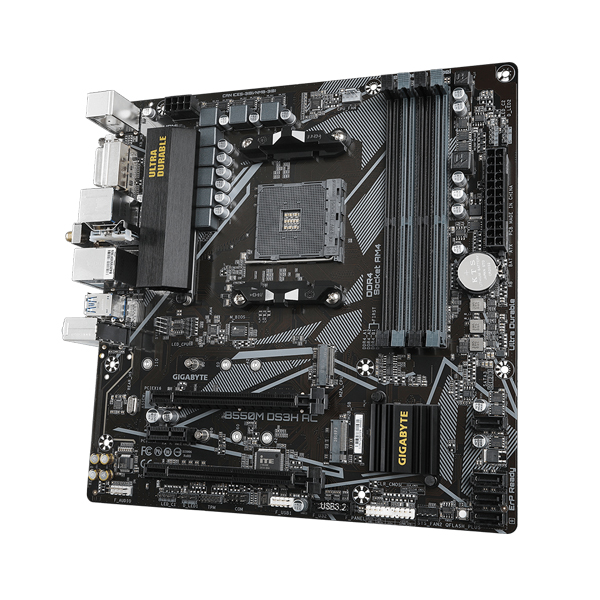Gigabyte B550M DS3H AC (Wi-Fi) M-ATX Motherboard