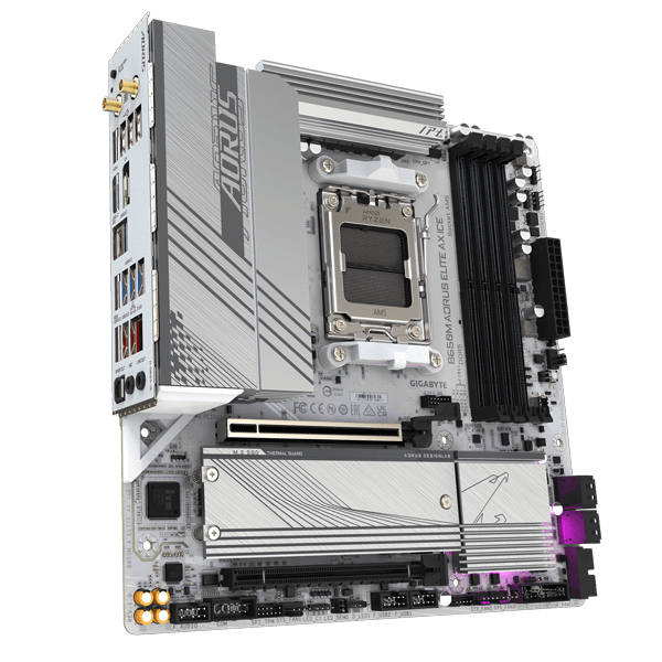 Gigabyte B650M Aorus Elite AX ICE WIFI M-ATX Motherboard