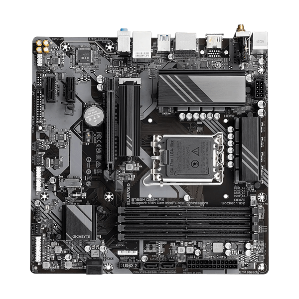 Gigabyte B760M DS3H AX WiFi DDR5 M-ATX Motherboard