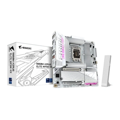 Gigabyte B860M Aorus Elite WIFI6E ICE DDR5 M-ATX Motherboard