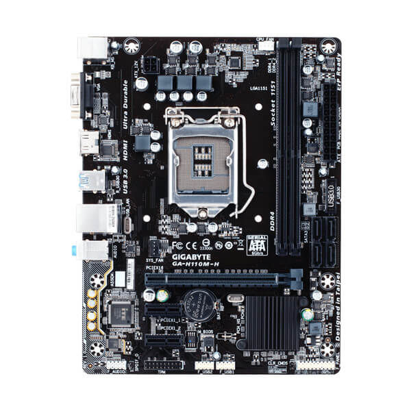 Gigabyte GA-H110M-H DDR4 M-ATX Motherboard