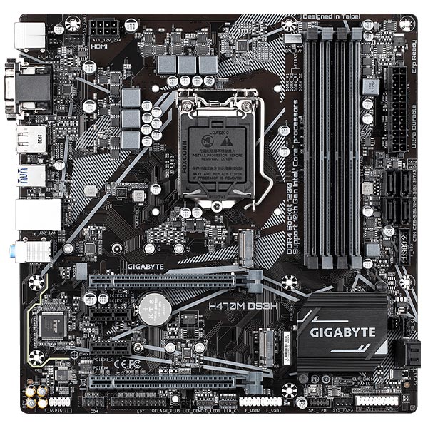 Gigabyte H470M DS3H M-ATX Motherboard