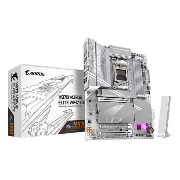 Gigabyte X870 Aorus Elite WIFI7 ICE ATX Motherboard