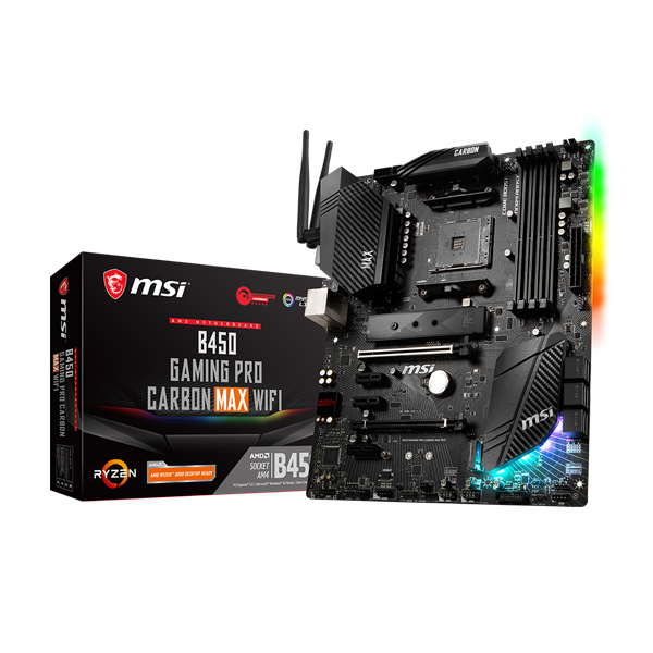 MSI B450 Gaming Pro Carbon Max Wi-Fi Motherboard