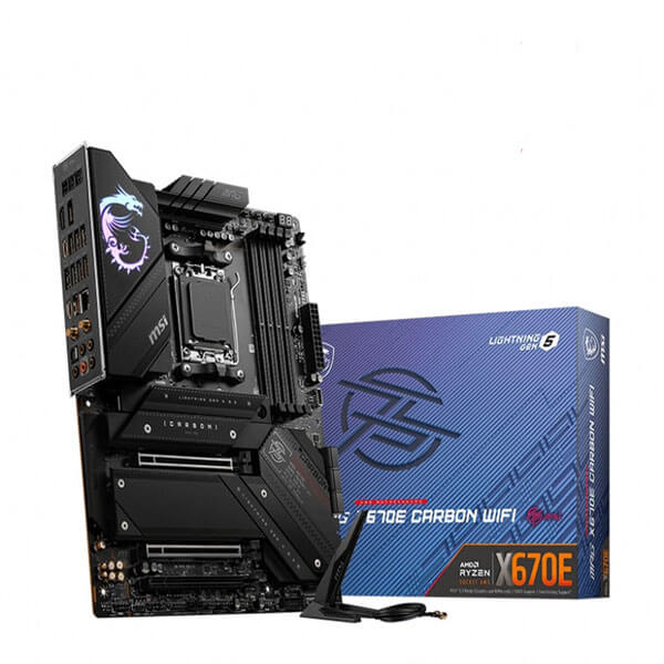 Buy MSI MPG X670E Carbon WIFI | ATX Motherboard | Mdcomputers.in
